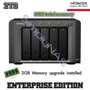  Synology DS1512+ 4TB (2 x 2TB) Integrated with Hitachi 