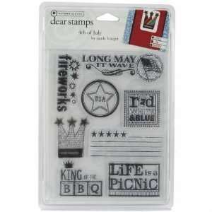    Clear Stamps Sande Krieger   4th Of July Arts, Crafts & Sewing