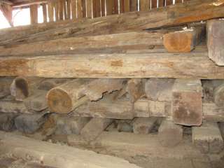 100 + Years Old Barn Beams House Logs Hand Hewn VA  