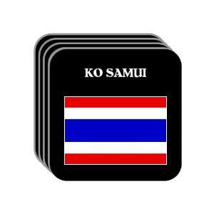  Thailand   KO SAMUI Set of 4 Mini Mousepad Coasters 