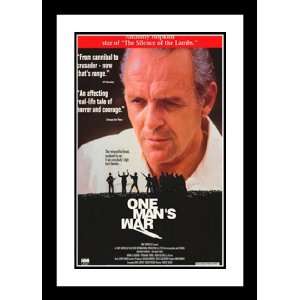  One Mans War 20x26 Framed and Double Matted Movie Poster 
