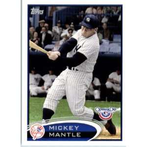 com 2012 Topps Opening Day Baseball #7 Mickey Mantle New York Yankees 