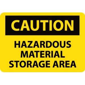 C36 to 10RB   Caution, Hazardous Material Storage Area, 10 X 14 