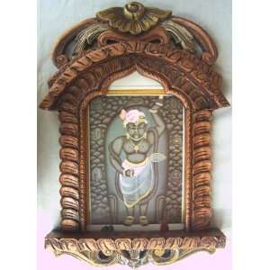  Lord Govind Dev Ji Poster in Wood Crafts Jarokha 