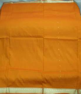 Antique Vintage Weaving Zari Fabric Art Silk Sari Saree  