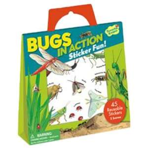  Peaceable Kingdom / Sticker Fun Bugs in Action Reusable 