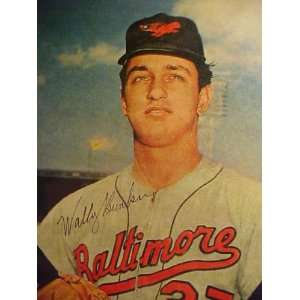 Wally Bunker Baltimore Orioles Autographed 11 x 14 Professionally 