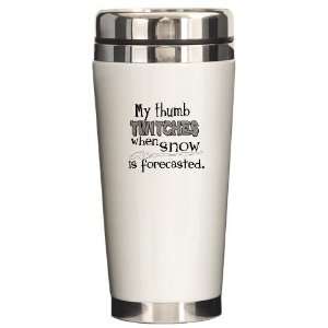  Thumb Twitches Yamaha Ceramic Travel Mug by  