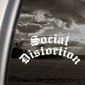 Social Distortion Decal Punk Band Window Sticker