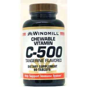  Windmill  Vitamin C, 500mg , 60 Chews Health & Personal 