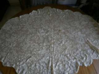 BEAUTIFUL FRENCH ANTIQUE LACE SHAWL  