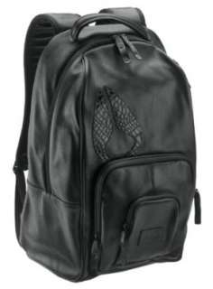  Nixon Mens Ground Leather Backpack In Black Shoes
