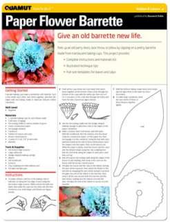   Paper Crafts Paper Flower Barrette (Quamut) by 