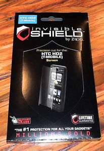 Zagg Invisible Shield Screen Protector Htc Hd2 T mobile  
