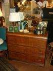We are selling an adorable 1920s 1930s walnut, waterfall Art Deco 