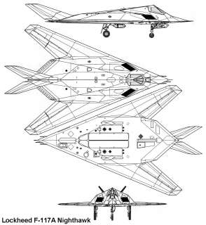 117A Stealth Nighthawk 1/144 Scale Grey Dragon Kit  