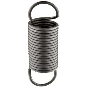  Wire Extension Spring, Steel, Inch, 1.5 OD, 0.148 Wire Size, 4.5 