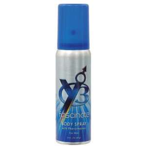  Adam and eve y3 fascinate body spray w/pheromones for him 