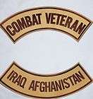   ,IRAQ AFGHANISTAN,VET,HOME COMING,GI,PROUD,BIKER,PATCH TAN 11x3