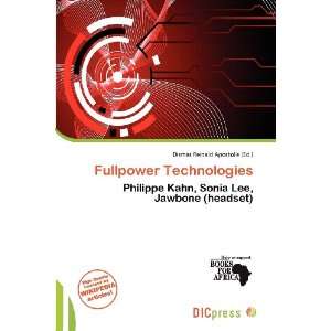 Fullpower Technologies Dismas Reinald Apostolis 9786200822437 
