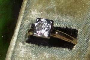 Vintage 14k 1/2 carat diamond engagement ring size 7  