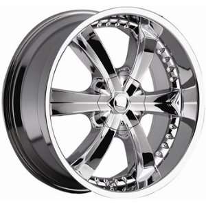  22x9.5 Chrome Wheel Cattivo 726 5x4.5 5x4.75 Automotive