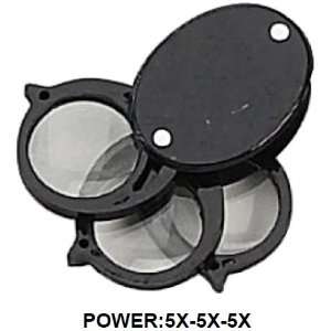  TRIPLE FOLD LOUPE 5X5X5 3/4