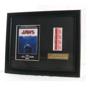  Jaws Movie Film Cells Plaque   11.25 x 9.25