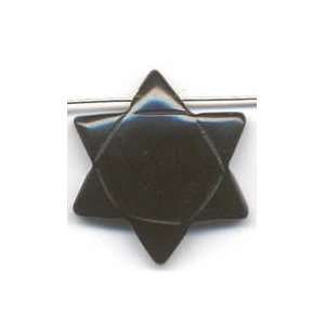  Obsidian 6 Point Star Bead Arts, Crafts & Sewing