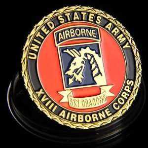  U.S. Amry XVIII Airborne Corps Challenge Coin 652 