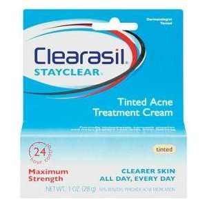  Clearasil StayClear Acne Control Cream Tinted 1oz Beauty