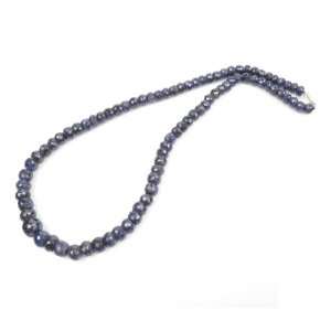  Natural Amazing Designer Faceted Sapphire Beaded Single 