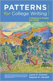 Patterns for College Writing A Rhetorical Reader and Guide 