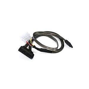  Brand New 18 inch SATA Data and Power Combo Cable   Dark 