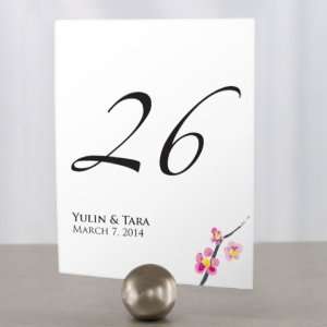  Cherry Blossom Table Number   Numbers 61 72