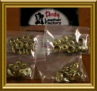 1261 01 Line 20 Brass Snaps 10 Pack.