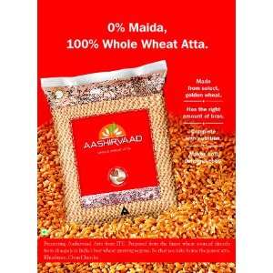 Aashirvaad Whole Wheat Atta 11lb  Grocery & Gourmet Food
