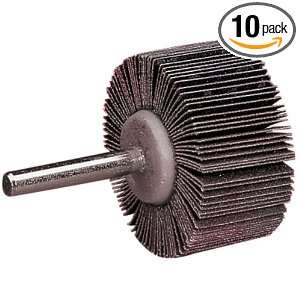   Wheels, Mounted 1 1/2 Inch by 1/2 Inch by 1/4 Inch, 180 Grit, 10 Pack