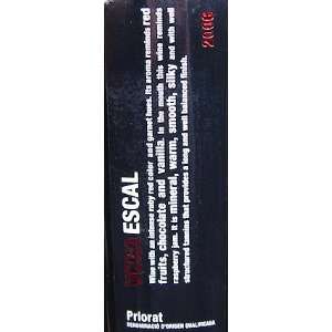  2006 Vega Escal Priorat 750ml Grocery & Gourmet Food