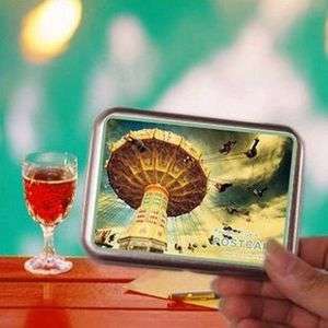 Korean Lomography Lomo Ferris Wheel Photo Card Poker  