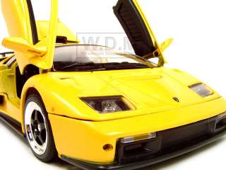 Brand new 118 scale diecast Lamborghini Diablo GT Yellow by Motormax.