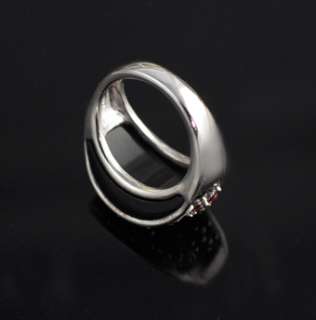 Multi Gemstone Sterling Silver 925 SS Colorful Gem Ring  