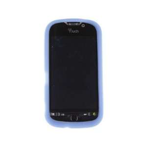  Silicone Protector Skin Case Transparent Dark Blue For T 