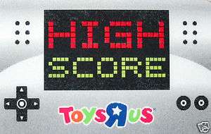 TOYS R US Gift Card High Score LENTICULAR COLLECTIBLE 2012  