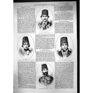  1873 Persia Sadr Azim Prime Minister Naib us sultaneh Wali 