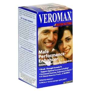  Veromax Male Performance Enhancer, Tablets, 60 tablets 
