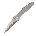 Kershaw Knives K O Leek Stainless Steel Handle Plain Edge K1660CB NEW