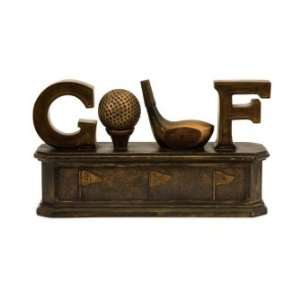   Ball And Club As The O And L In The Word Golf