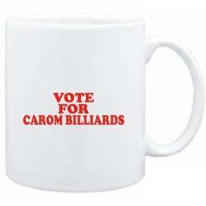  Mug White  VOTE FOR Carom Billiards  Sports Sports 