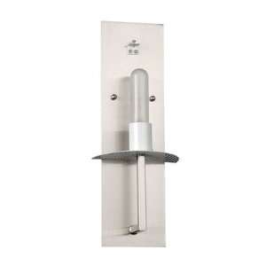 Elise Incandescent Wall Sconce Holder in Satin Nickel Finish/Bulb Type 